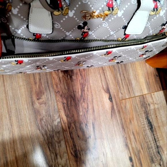 NWT Disney Mickey Mouse Monogram Weekender - Picture 6 of 11